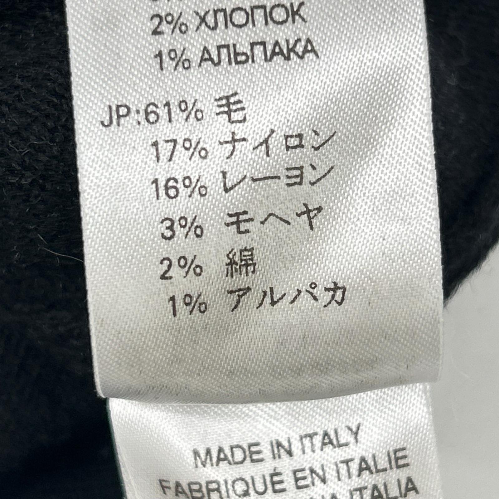 DIESEL ディーゼル ブラック SUPERIOR モヘア混 ニット トップス