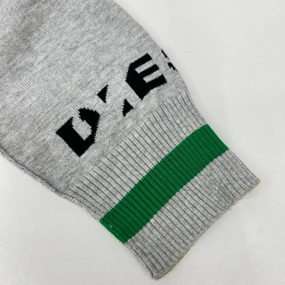 DIESEL ディーゼル グレー×グリーン Vネックニット トップス