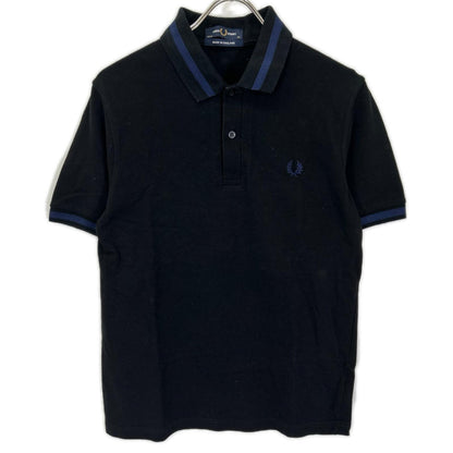 FRED PERRY フレッドペリー M2/17A/635/432 ブラック ブルーライン 半袖ポロシャツ トップス