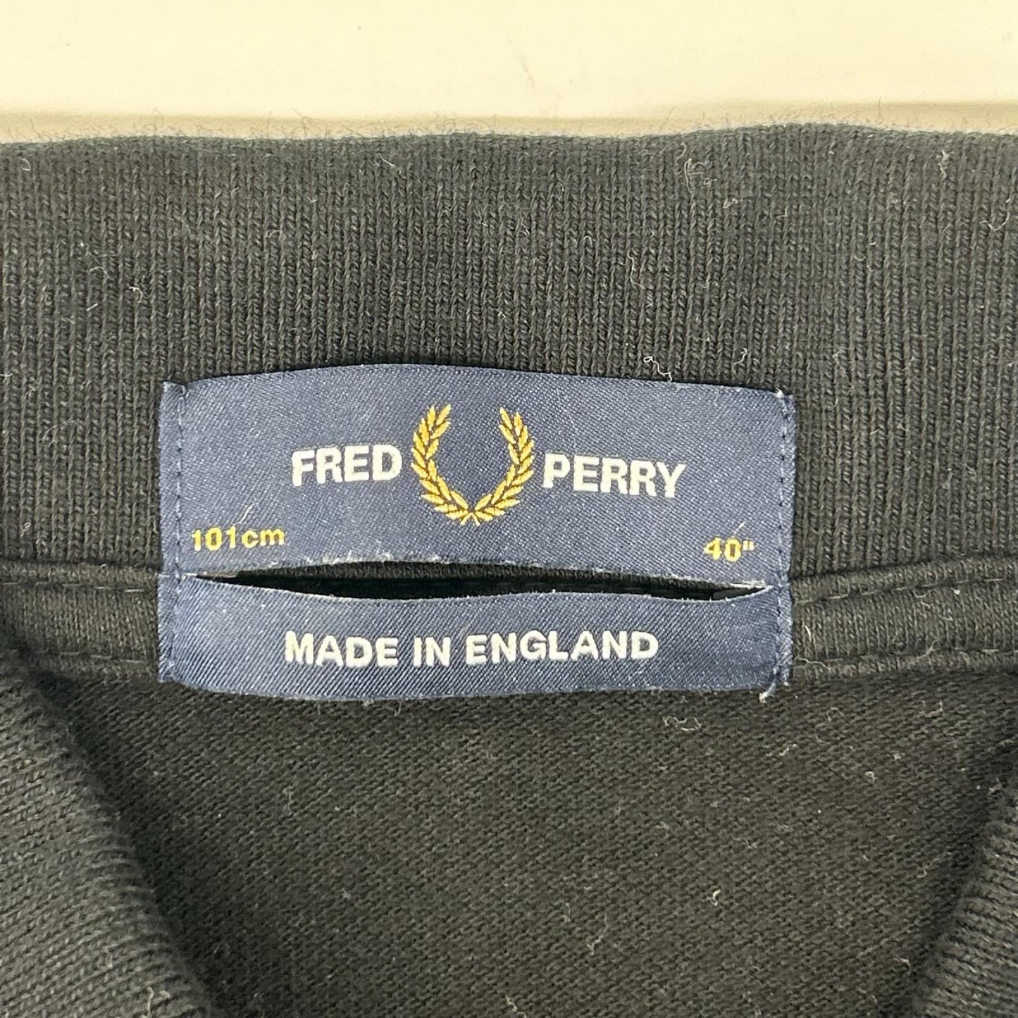 FRED PERRY フレッドペリー M2/17A/635/432 ブラック ブルーライン 半袖ポロシャツ トップス