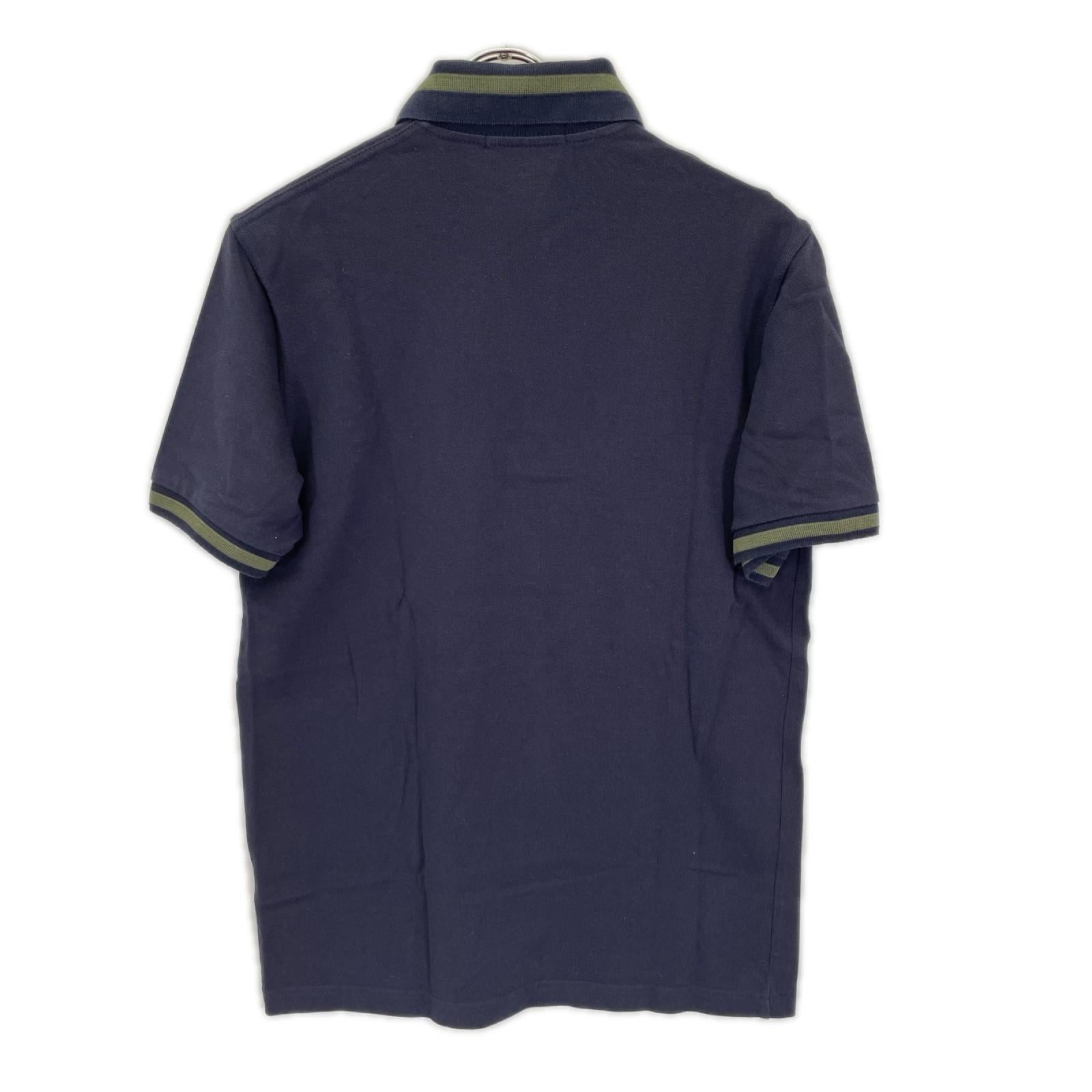 FRED PERRY フレッドペリー M2/34A/635/432 ネイビー カーキライン 半袖ポロシャツ トップス
