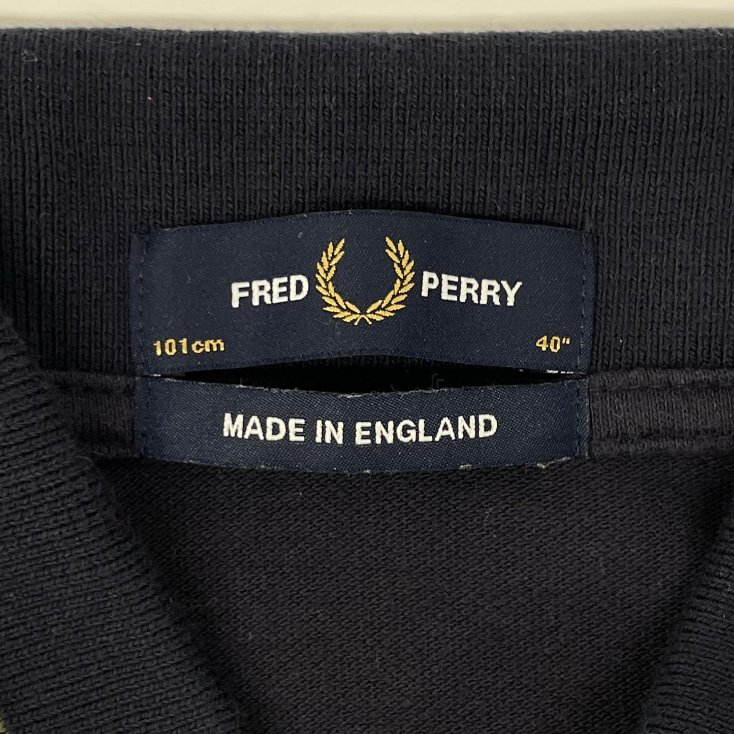 FRED PERRY フレッドペリー M2/34A/635/432 ネイビー カーキライン 半袖ポロシャツ トップス