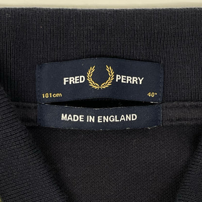 FRED PERRY フレッドペリー M2/34A/635/432 ネイビー カーキライン 半袖ポロシャツ トップス