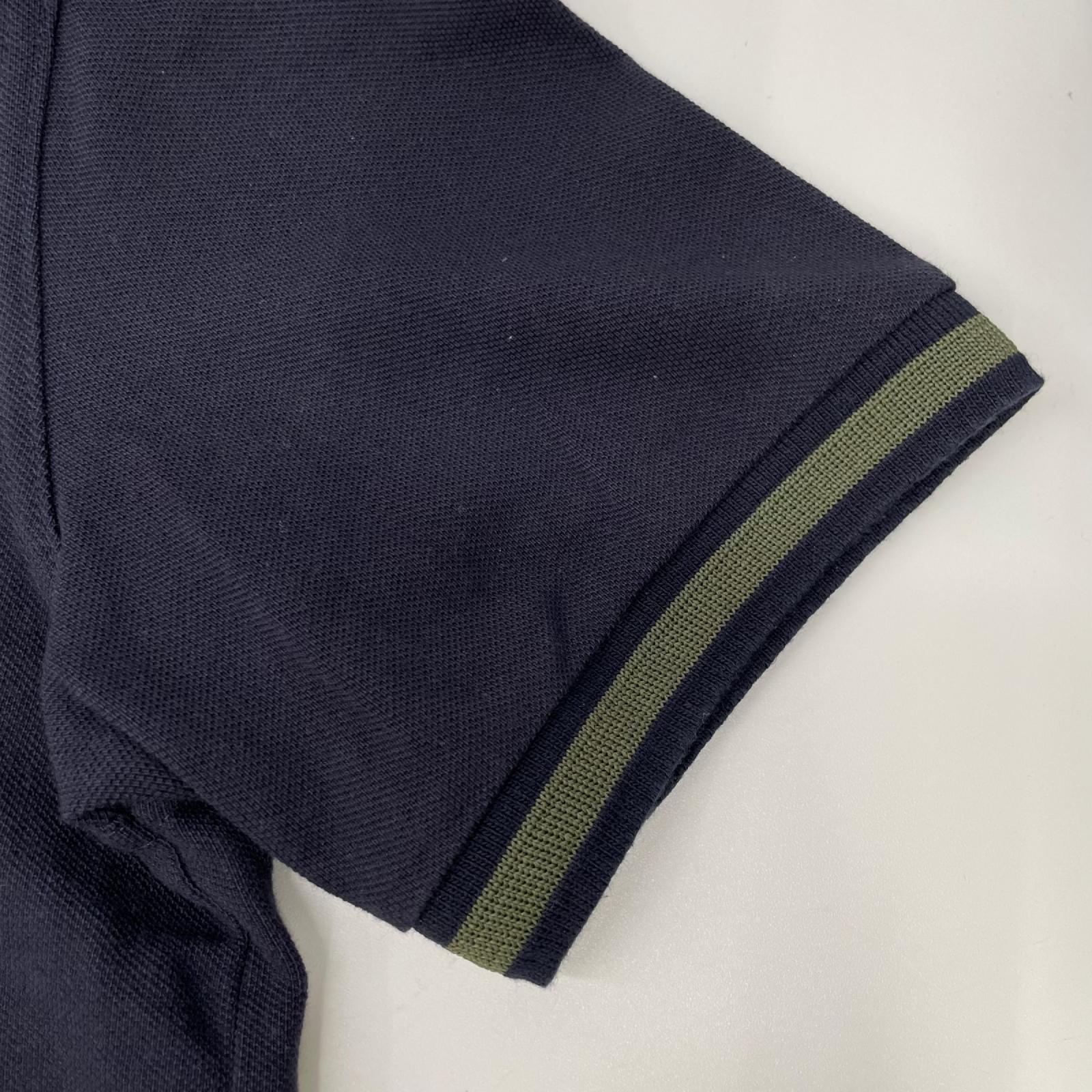 FRED PERRY フレッドペリー M2/34A/635/432 ネイビー カーキライン 半袖ポロシャツ トップス