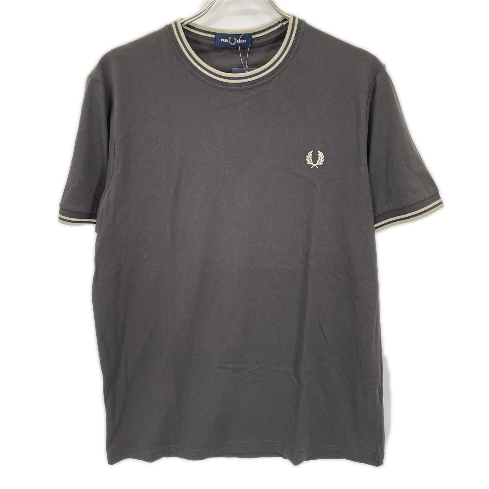 FRED PERRY フレッドペリー M1588 グレー Twin Tipped T-Shirt トップス