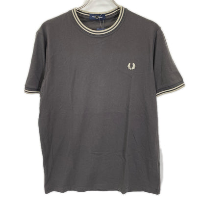 FRED PERRY フレッドペリー M1588 グレー Twin Tipped T-Shirt トップス