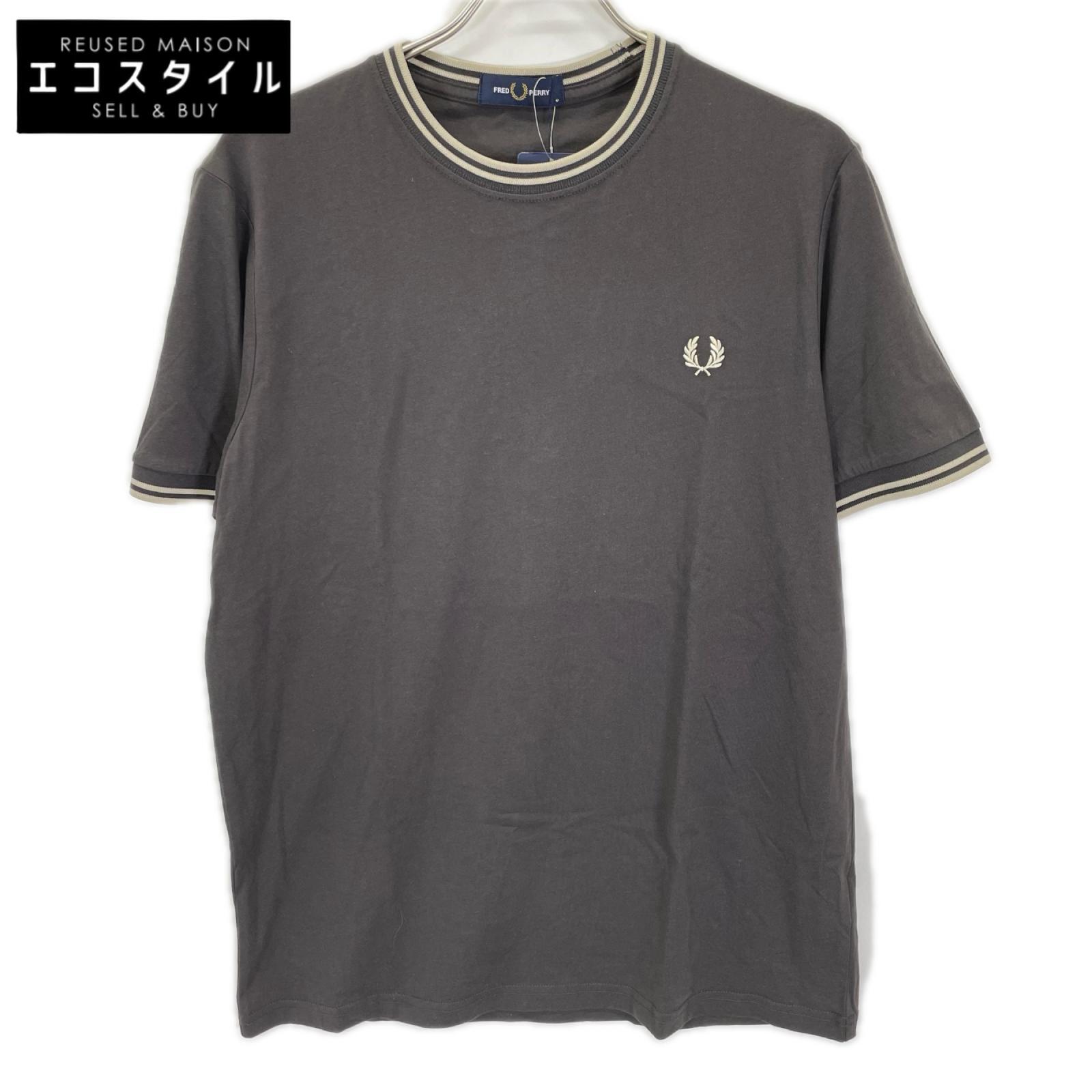 FRED PERRY フレッドペリー M1588 グレー Twin Tipped T-Shirt トップス