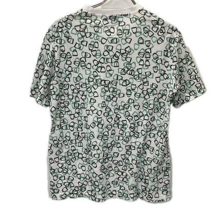 HERMES エルメス グリーン刺繍デザイン ソルド品 半袖Tシャツ トップス