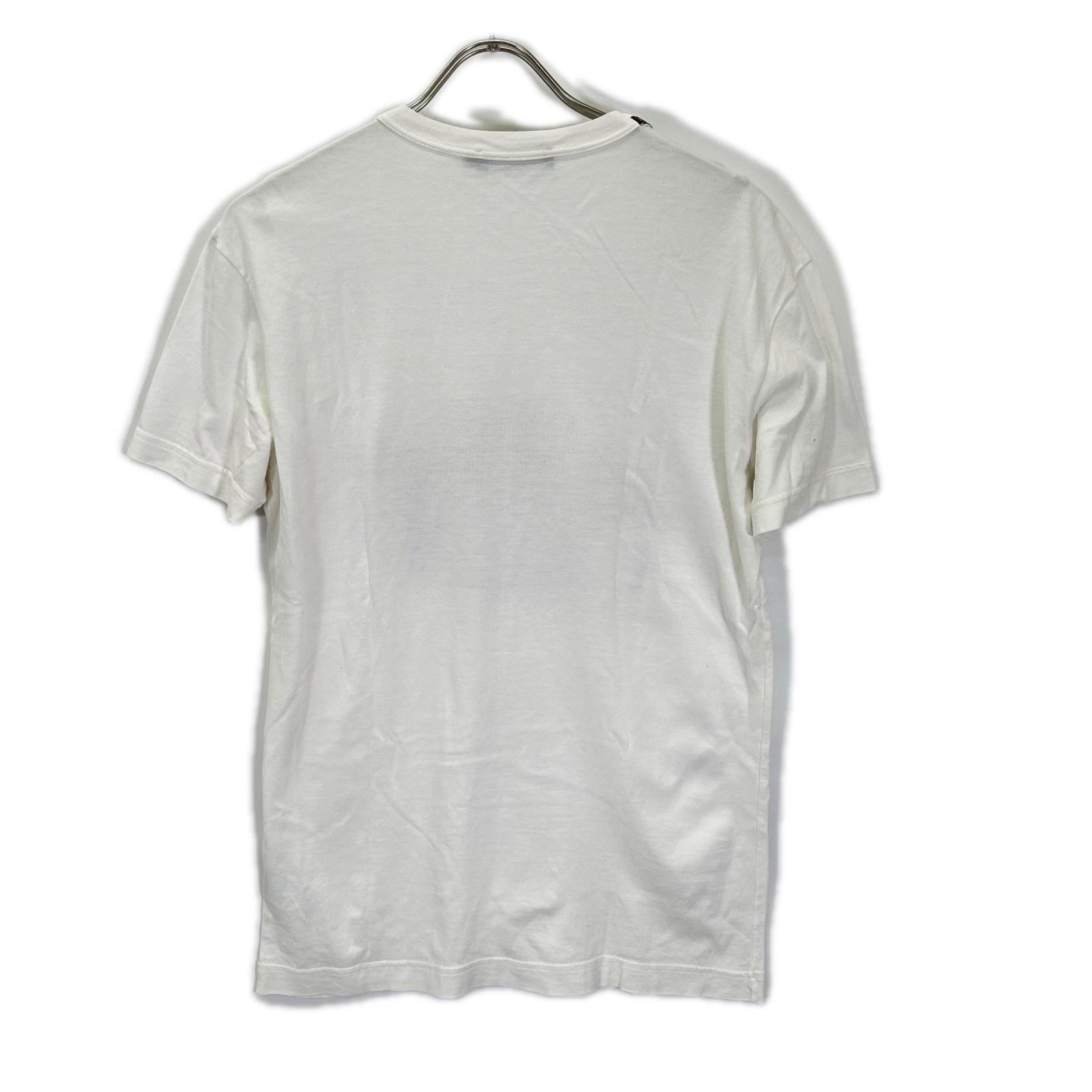 DOLCE&GABBANA ドルチェアンドガッバーナ ホワイト モニカベルッチ 半袖プリントTシャツ トップス