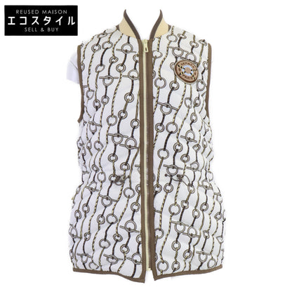 HERMES エルメス 【美品/国内正規/23AW】3H0163D2 総柄 キルティング ダウン ベスト
