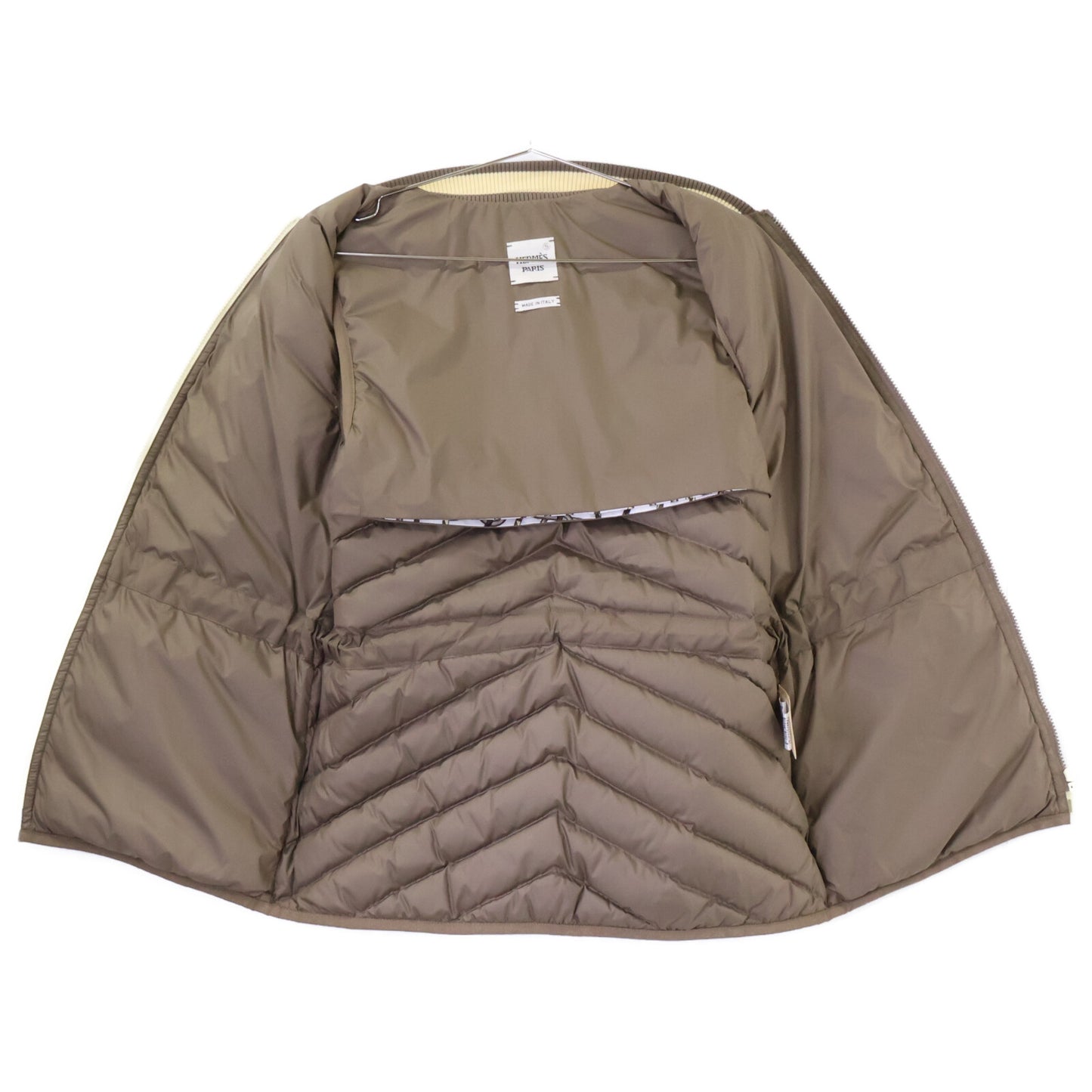 HERMES エルメス 【美品/国内正規/23AW】3H0163D2 総柄 キルティング ダウン ベスト