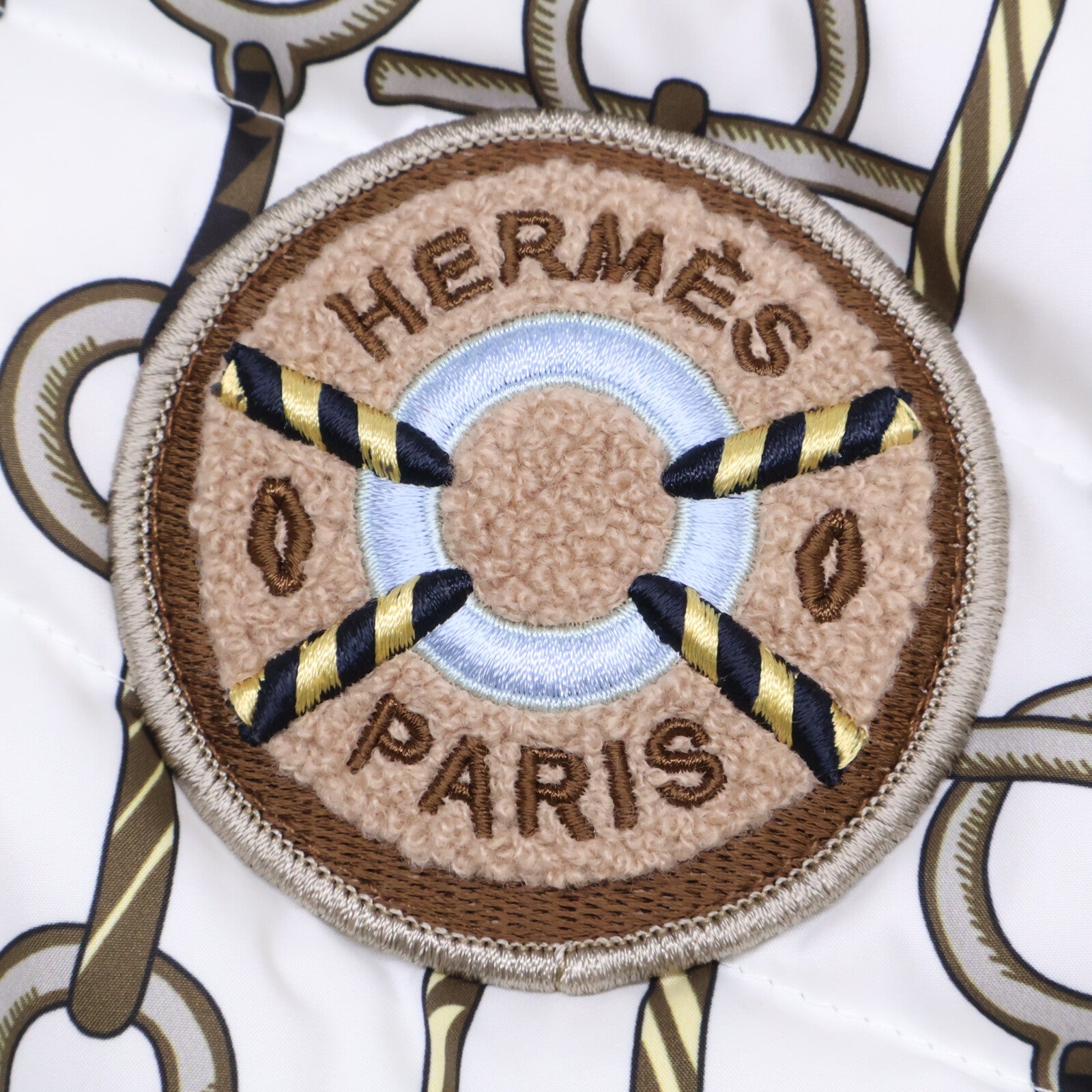 HERMES エルメス 【美品/国内正規/23AW】3H0163D2 総柄 キルティング ダウン ベスト