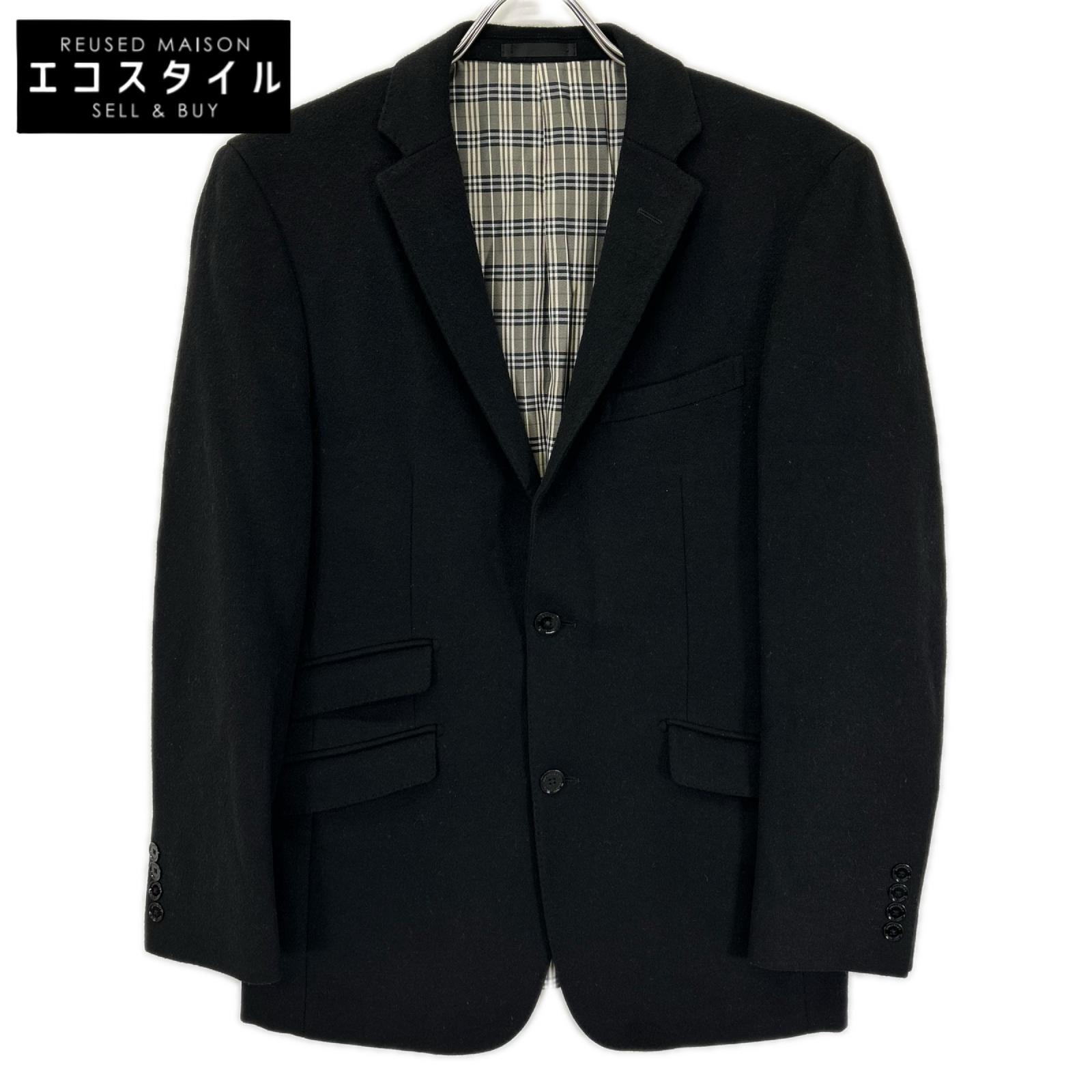Burberry Black Label バーバリーブラックレーベル D1E21-416-09 ブラック ウール シングルジャケット ジャケット