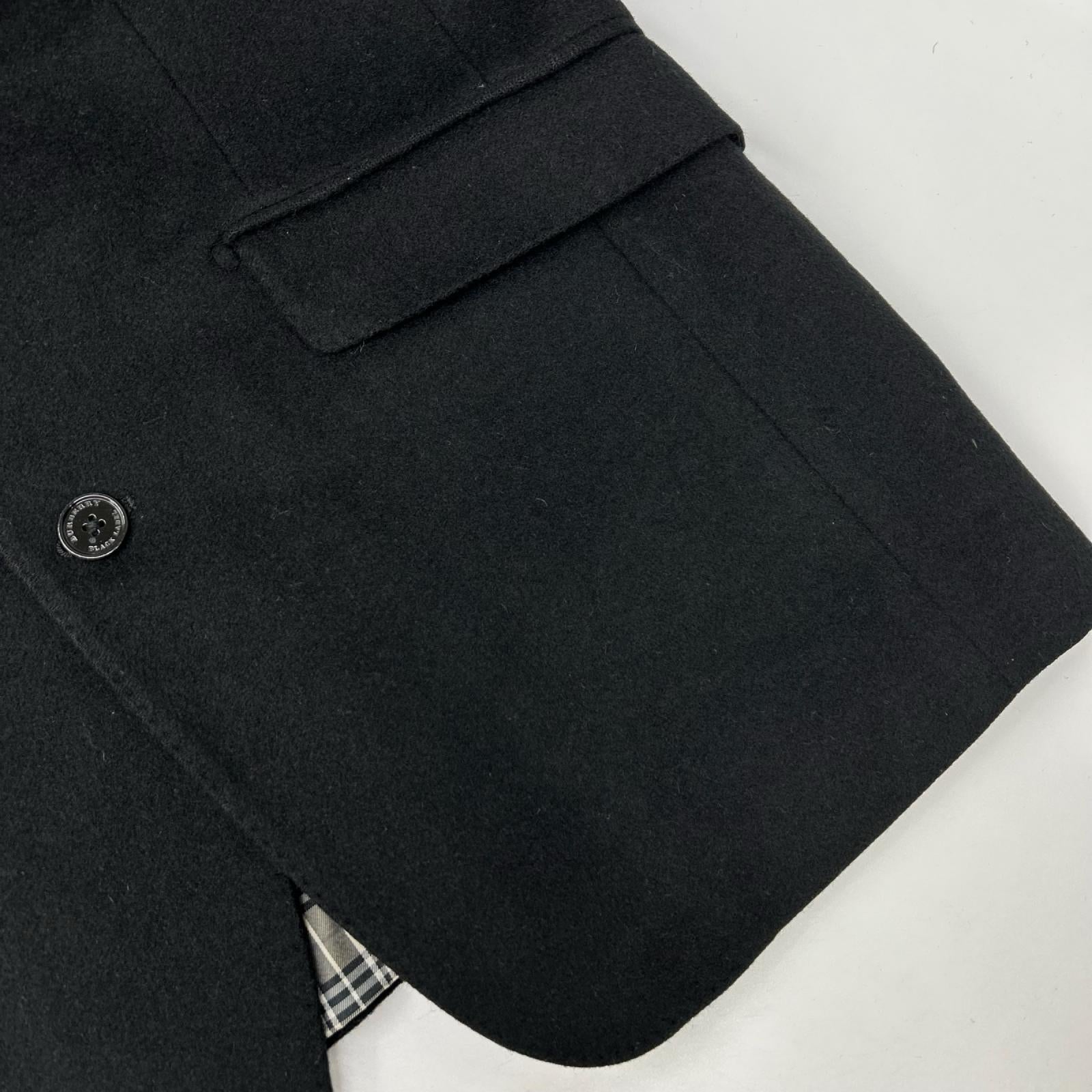 Burberry Black Label バーバリーブラックレーベル D1E21-416-09 ブラック ウール シングルジャケット ジャケット