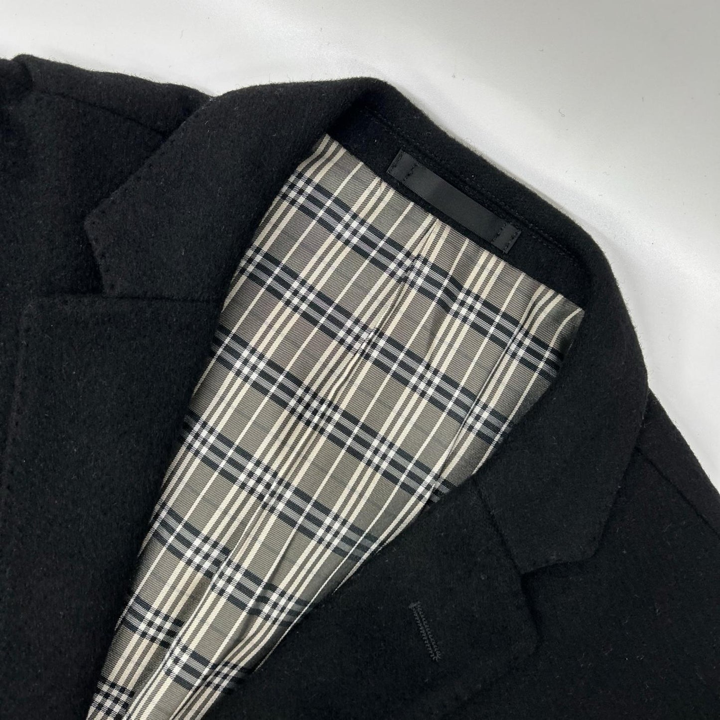 Burberry Black Label バーバリーブラックレーベル D1E21-416-09 ブラック ウール シングルジャケット ジャケット