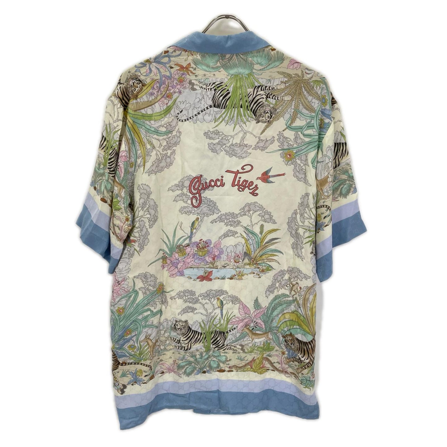 GUCCI グッチ 685929 グッチタイガー シルクシャツ トップス