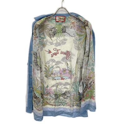 GUCCI グッチ 685929 グッチタイガー シルクシャツ トップス