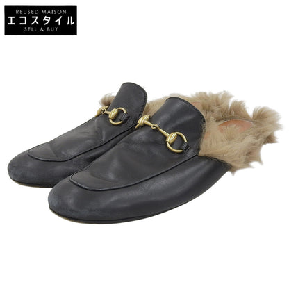 GUCCI グッチ ファーミュール シューズ メンズ 黒 ブラック シューズ