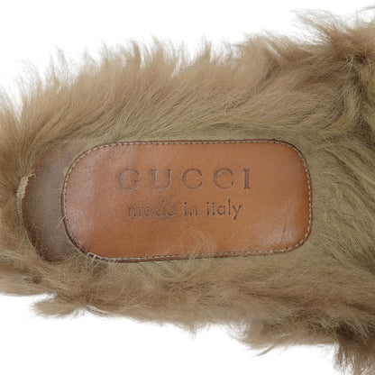 GUCCI グッチ ファーミュール シューズ メンズ 黒 ブラック シューズ