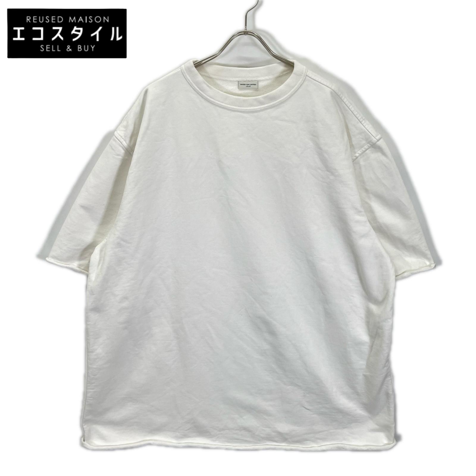 DRIES VAN NOTEN ドリスヴァンノッテン ホワイト オーバーサイズ カットソー トップス