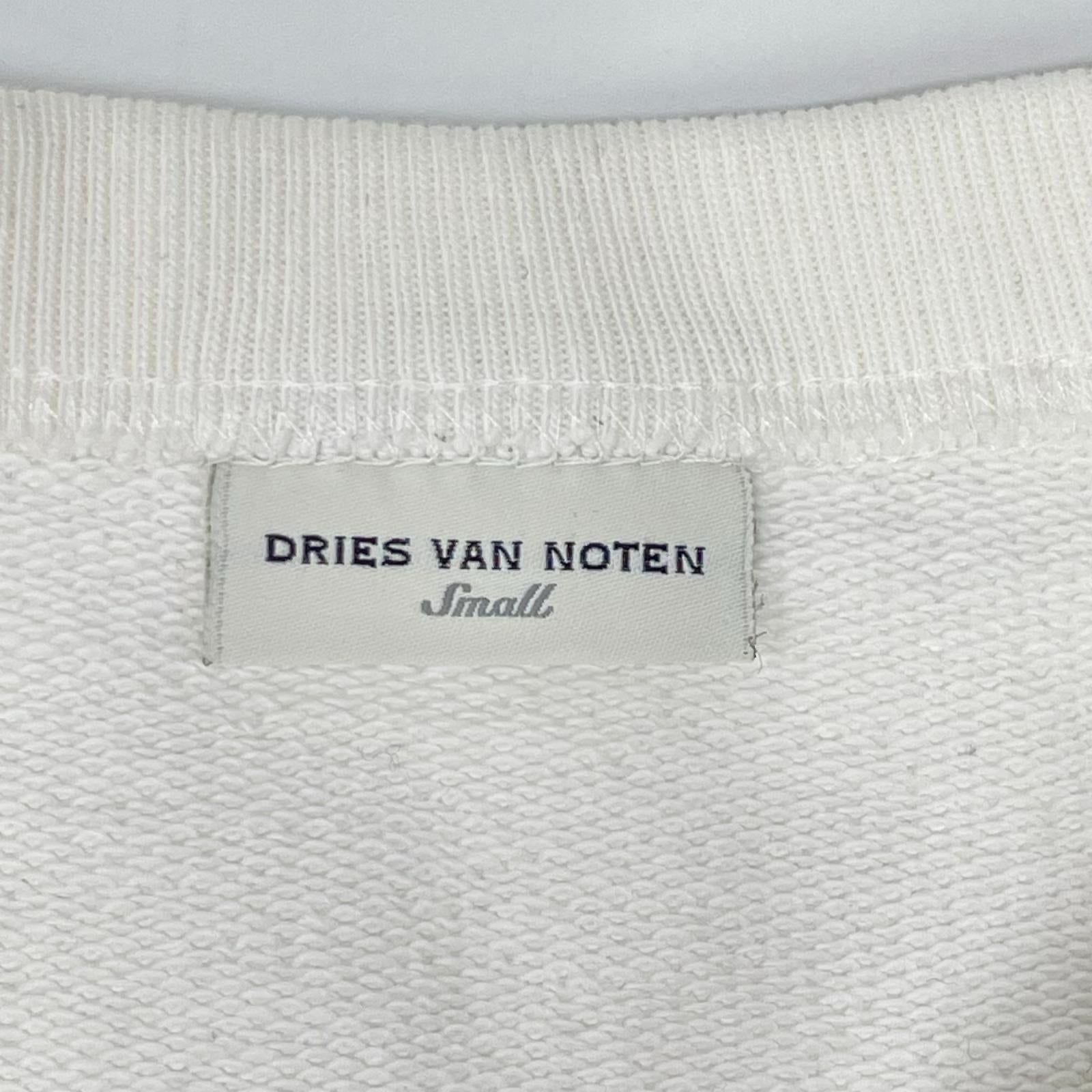 DRIES VAN NOTEN ドリスヴァンノッテン ホワイト オーバーサイズ カットソー トップス