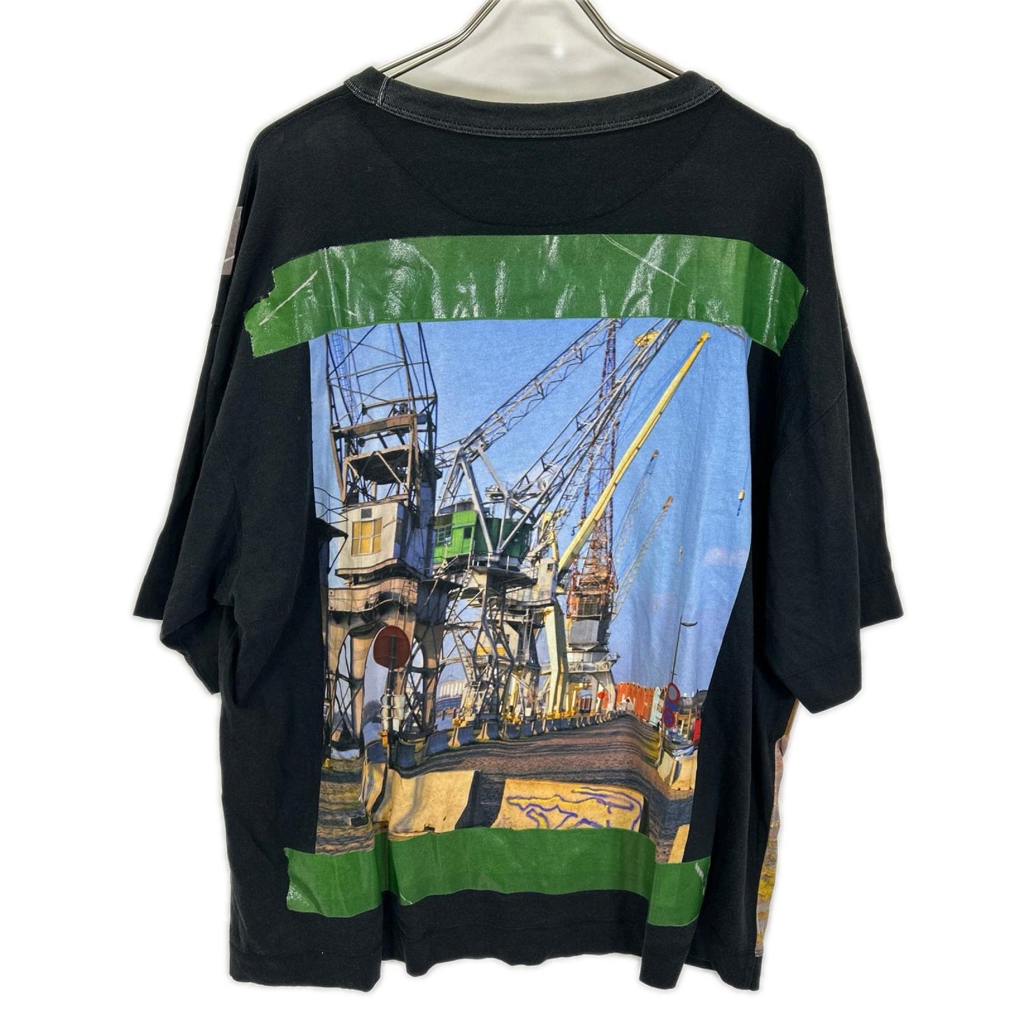 DRIES VAN NOTEN ドリスヴァンノッテン 22SS ブラック グラフィックプリント Tシャツ トップス
