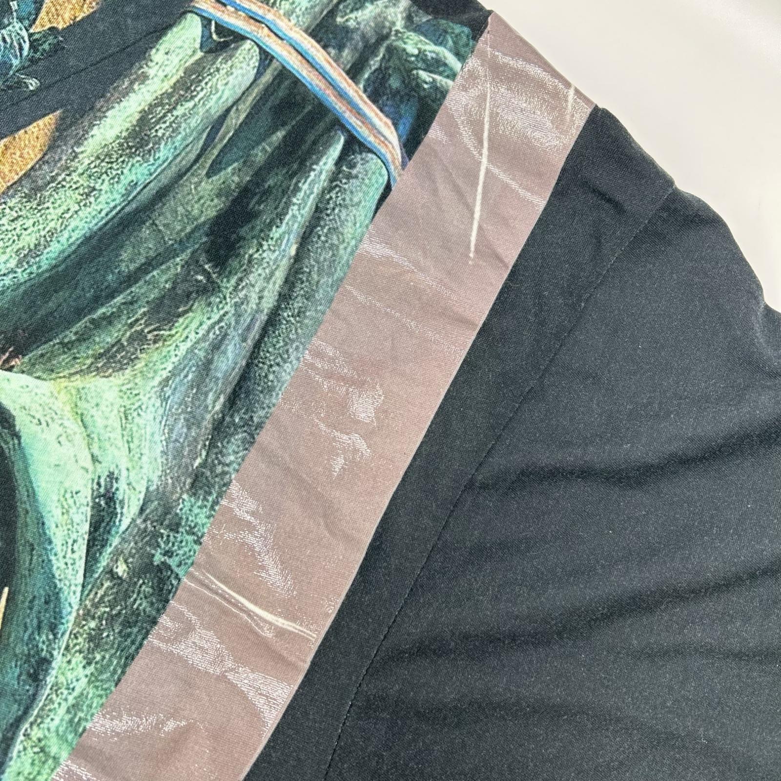 DRIES VAN NOTEN ドリスヴァンノッテン 22SS ブラック グラフィックプリント Tシャツ トップス