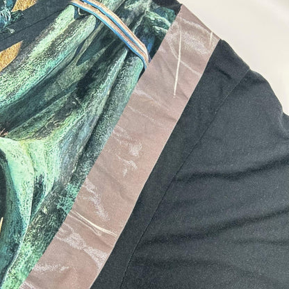 DRIES VAN NOTEN ドリスヴァンノッテン 22SS ブラック グラフィックプリント Tシャツ トップス