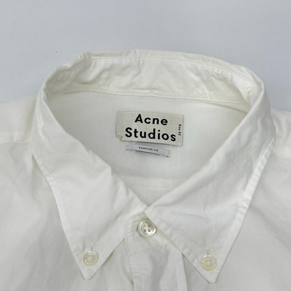 ACNE STUDIOS アクネ ストゥディオズ ホワイト コットン ドレスシャツ トップス
