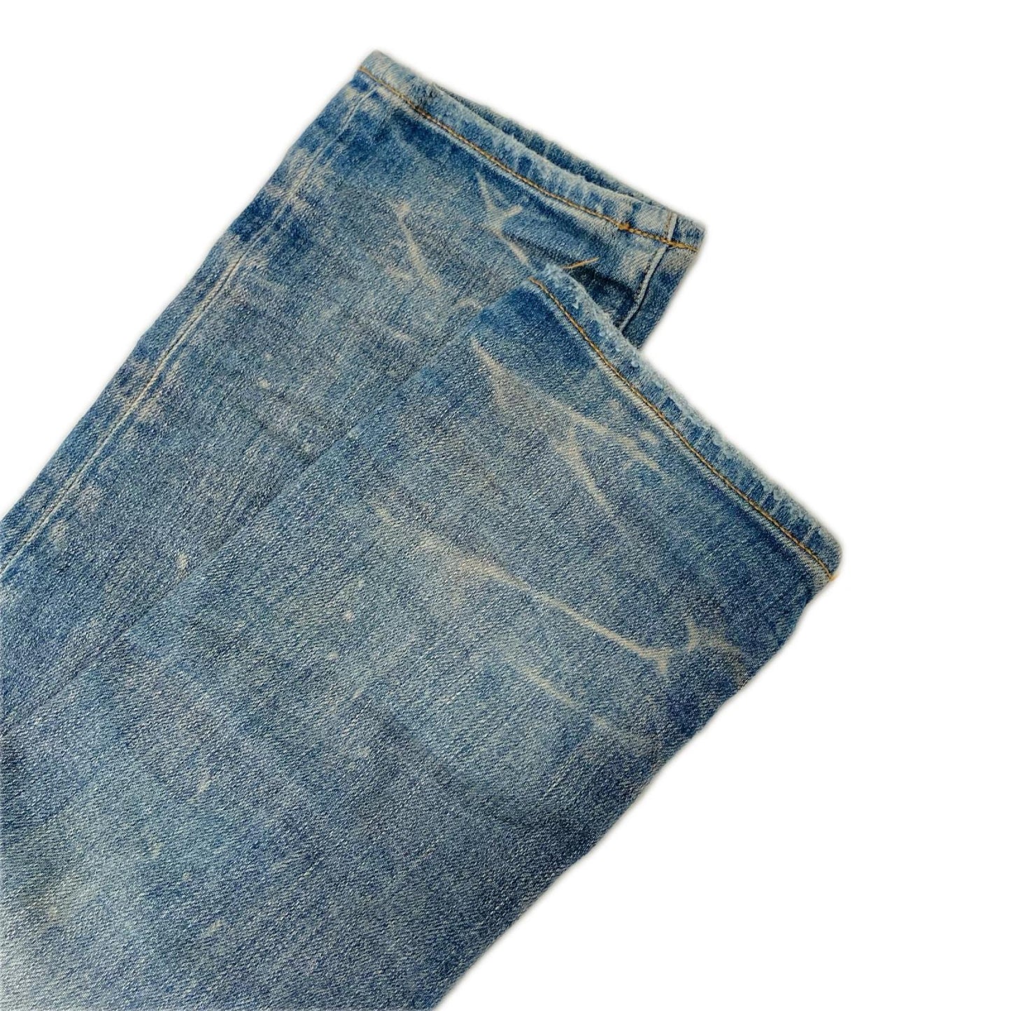 AMIRI アミリ SR3SS22MDS006SANDS ブルー クラッシュ加工 スリムデニム ボトムス