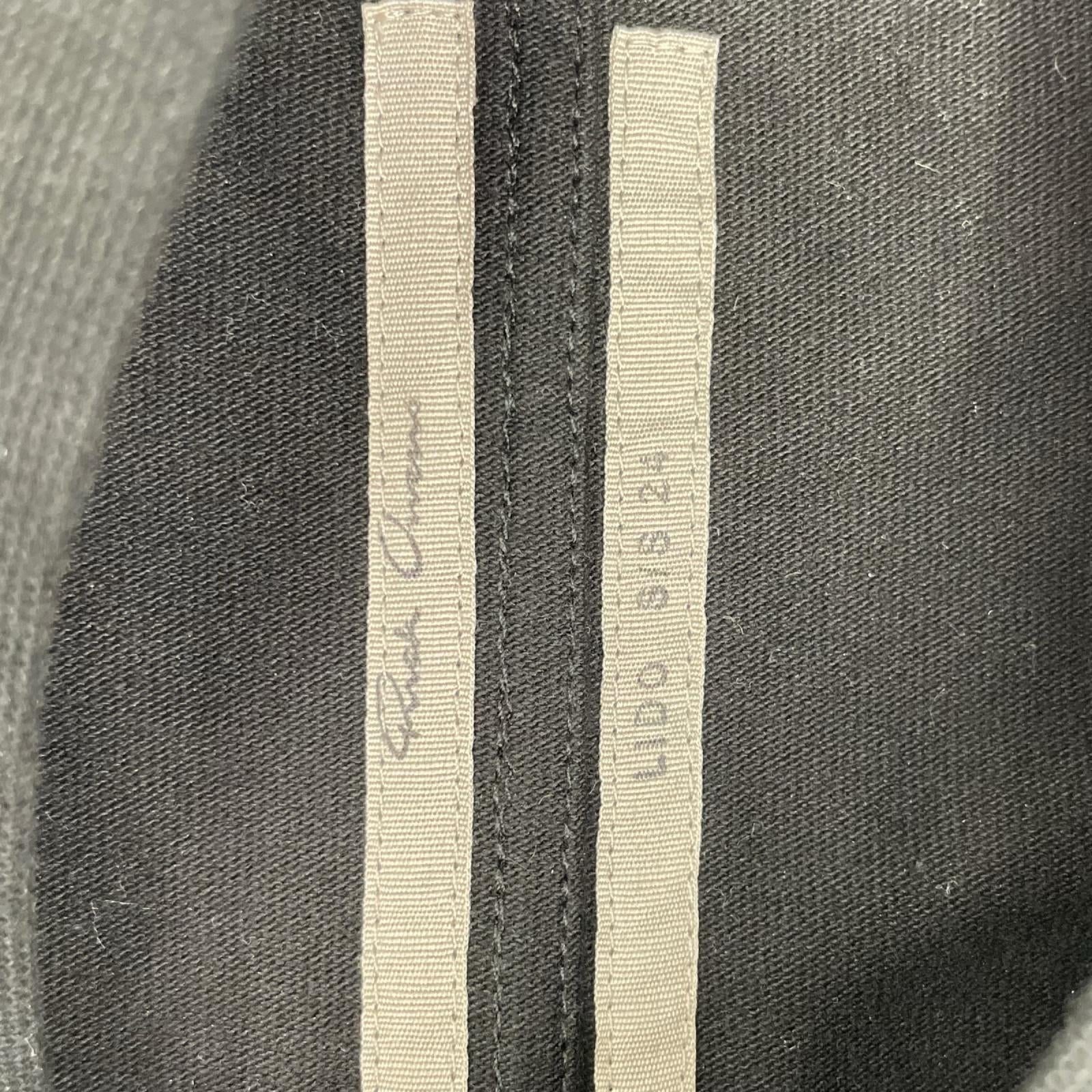 Rick Owens リックオウエンス RU01D3249 ブラック ヘビーウェイト プリントシャツ トップス