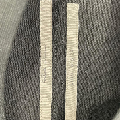 Rick Owens リックオウエンス RU01D3249 ブラック ヘビーウェイト プリントシャツ トップス