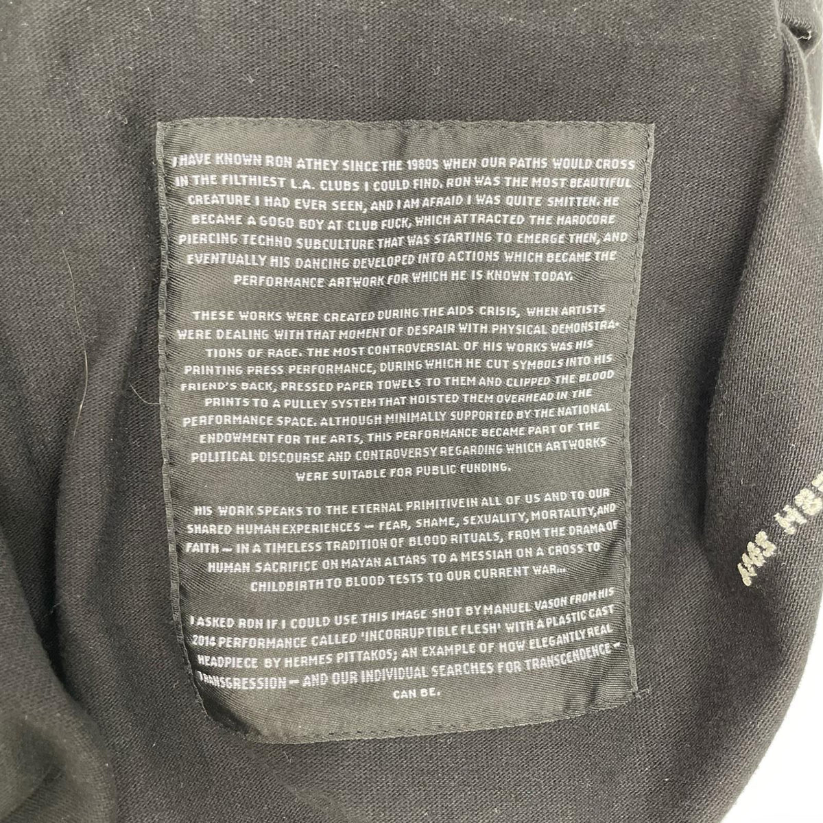 Rick Owens リックオウエンス RU01D3249 ブラック ヘビーウェイト プリントシャツ トップス