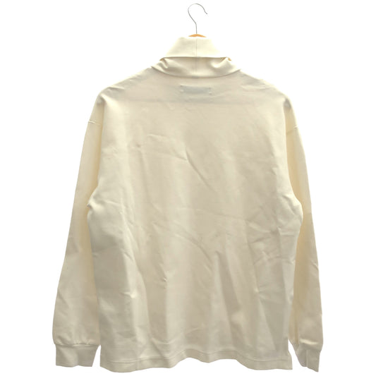 ESTNATION エストネーション White Turtleneck Long-Sleeve Top Top