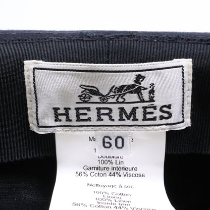 HERMES エルメス 【即決/国内正規】リネン裏地 コットン ハット 帽子