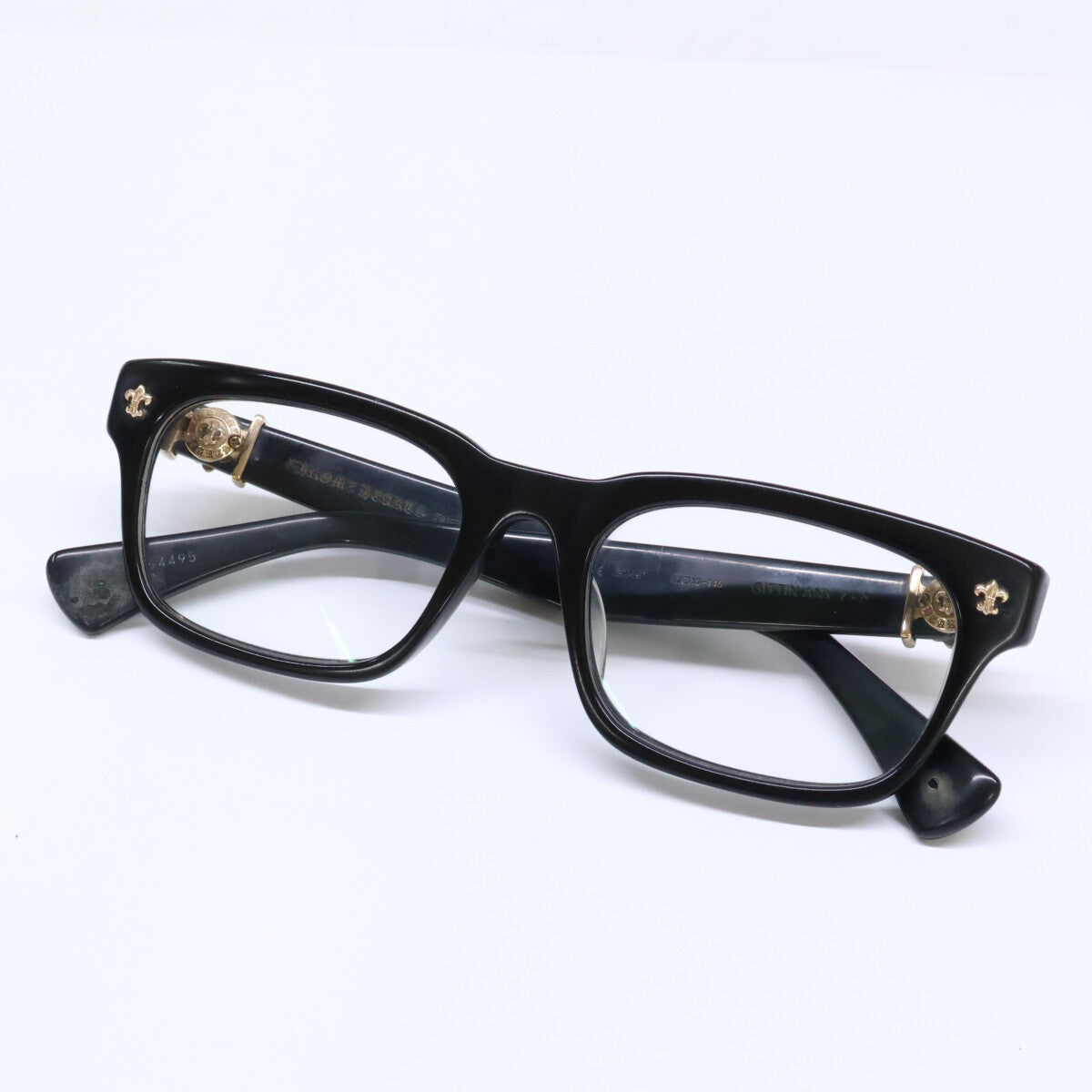 Chrome hearts クロムハーツ GITTIN ANY？-A フレア スクエア メガネ アイウェア 眼鏡