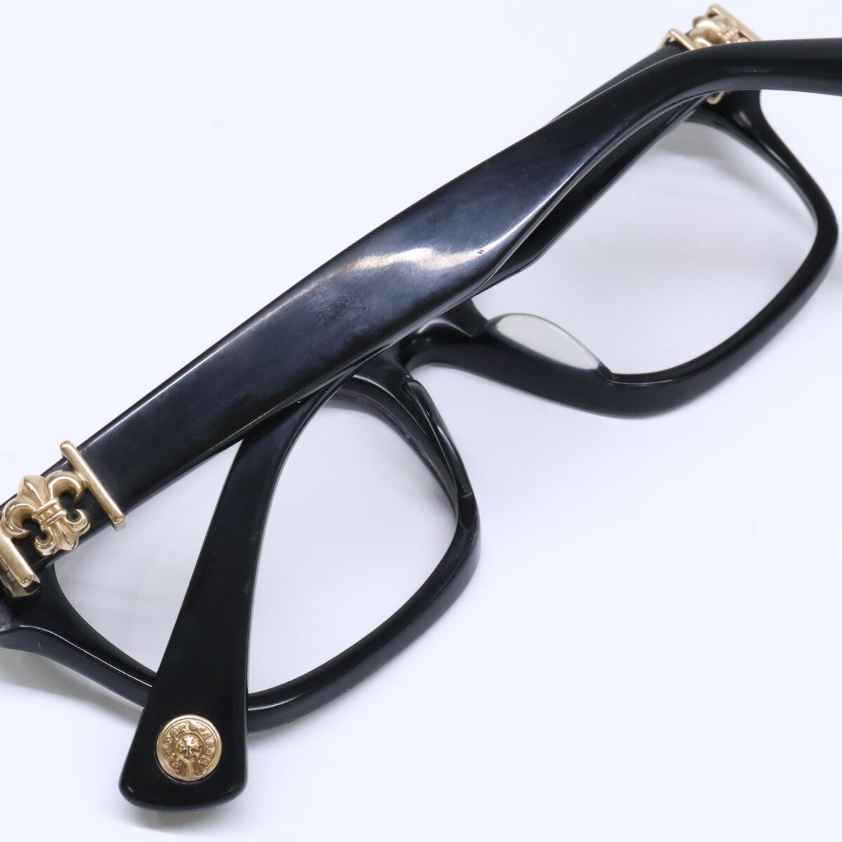 Chrome hearts クロムハーツ GITTIN ANY？-A フレア スクエア メガネ アイウェア 眼鏡