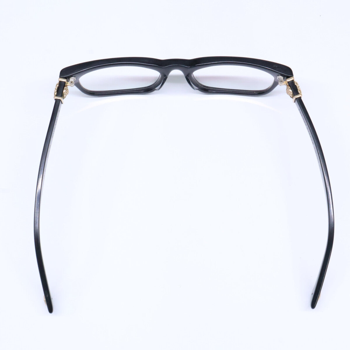 Chrome hearts クロムハーツ GITTIN ANY？-A フレア スクエア メガネ アイウェア 眼鏡