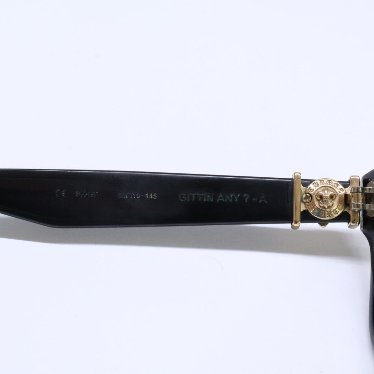 Chrome hearts クロムハーツ GITTIN ANY？-A フレア スクエア メガネ アイウェア 眼鏡