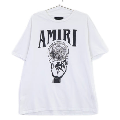 AMIRI アミリ ホワイト クリスタルボウル カットソー トップス
