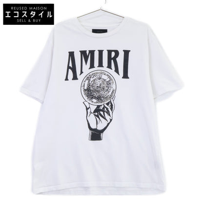 AMIRI アミリ ホワイト クリスタルボウル カットソー トップス
