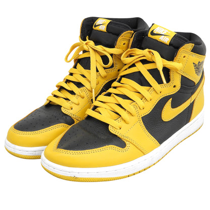 NIKE ナイキ エアジョーダン1 レトロ シューズ メンズ イエロー 27.5cm 555088-701 シューズ