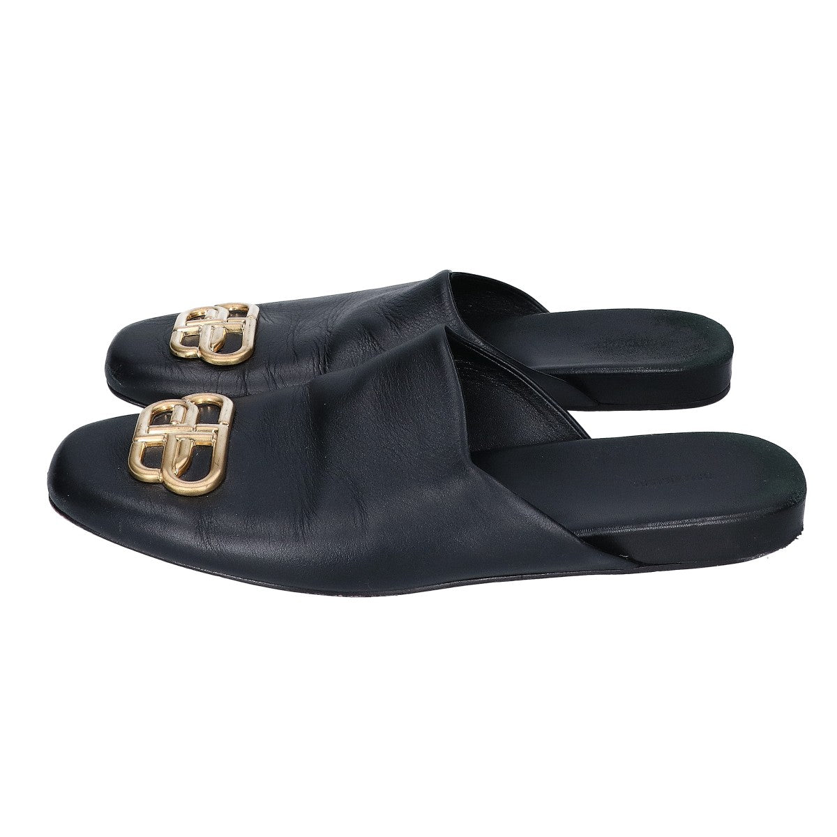 BALENCIAGA バレンシアガ BBロゴ レザー サンダル シューズ