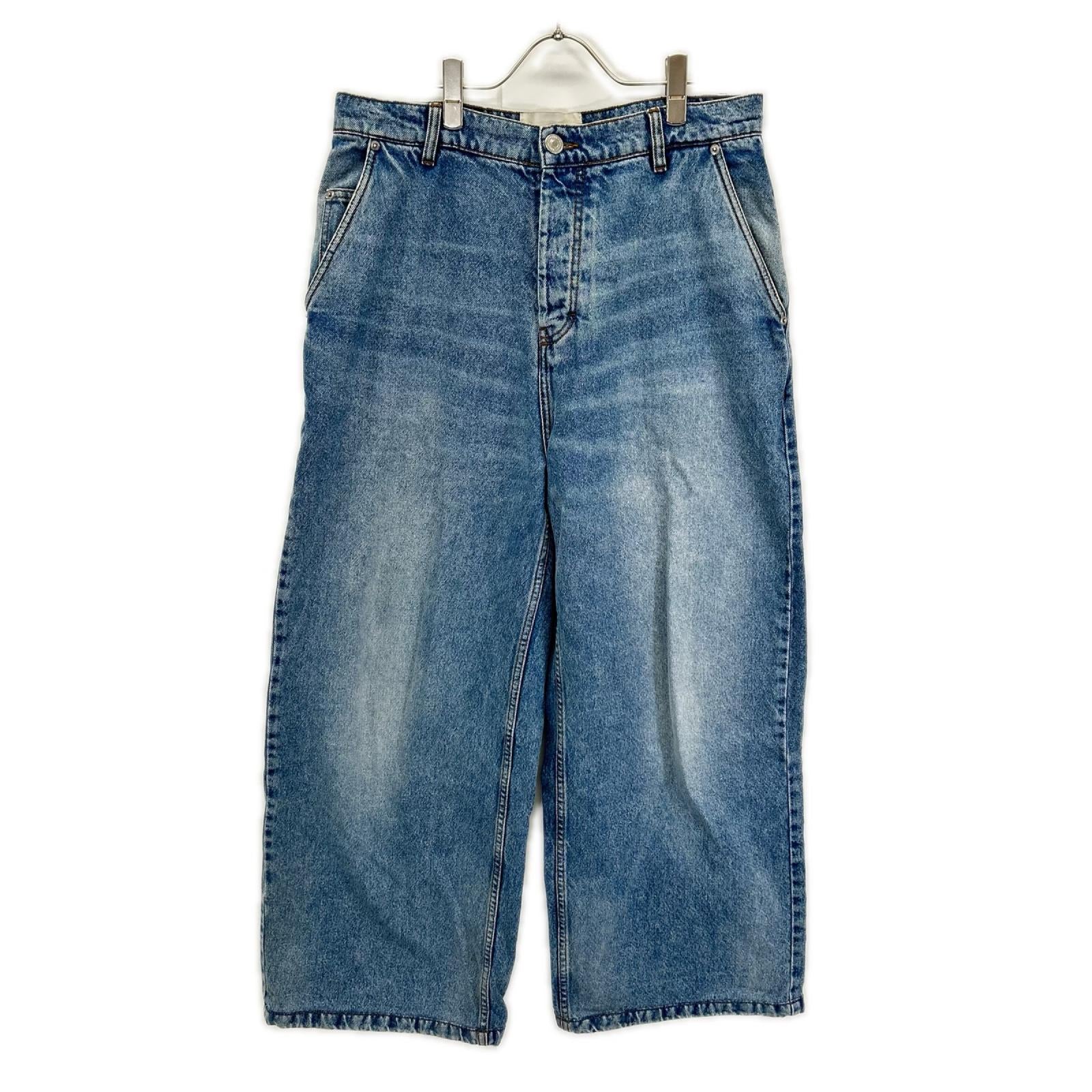 AMI Alexandre Mattiussi アミアレクサンドルマテュッシ ウォッシュブルー ワイドフィット デニム パンツ ボトムス