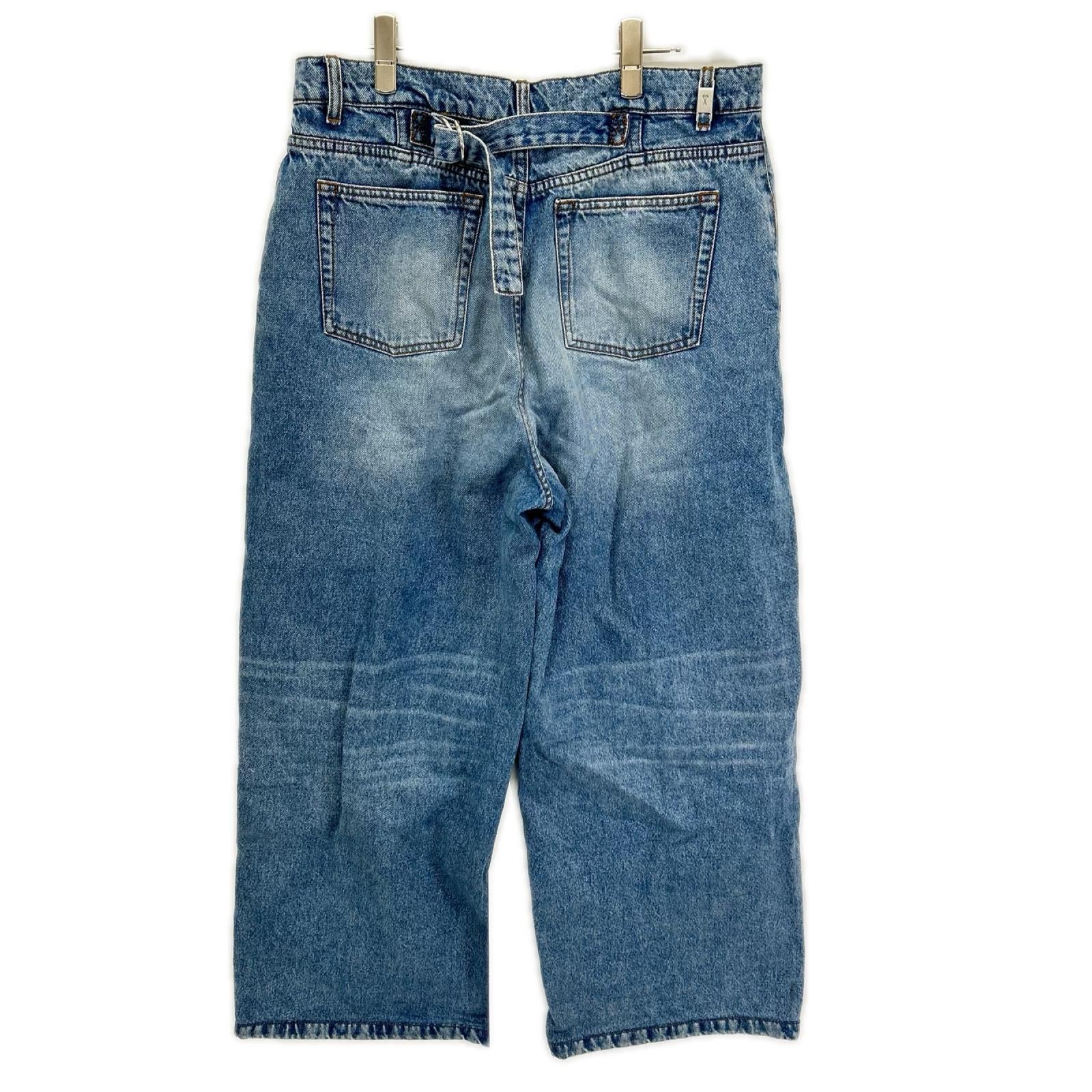 AMI Alexandre Mattiussi アミアレクサンドルマテュッシ ウォッシュブルー ワイドフィット デニム パンツ ボトムス