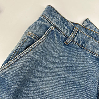 AMI Alexandre Mattiussi アミアレクサンドルマテュッシ ウォッシュブルー ワイドフィット デニム パンツ ボトムス