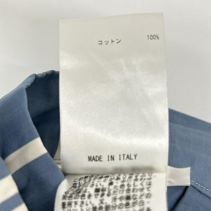 JIL SANDER+ ジルサンダープラス ZSPMBS0004 ブルー ストライプ コットン リラックス パンツ ボトムス