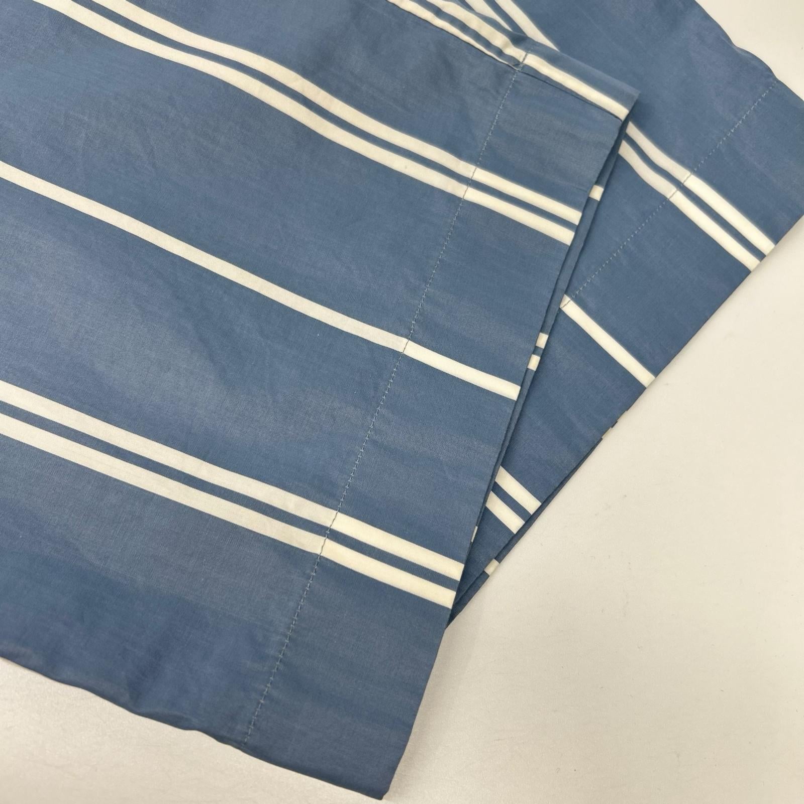 JIL SANDER+ ジルサンダープラス ZSPMBS0004 ブルー ストライプ コットン リラックス パンツ ボトムス