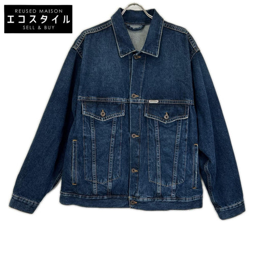 OFF-WHITE オフホワイト インディゴブルー エグジェラテッド デニムジャケット ジャケット