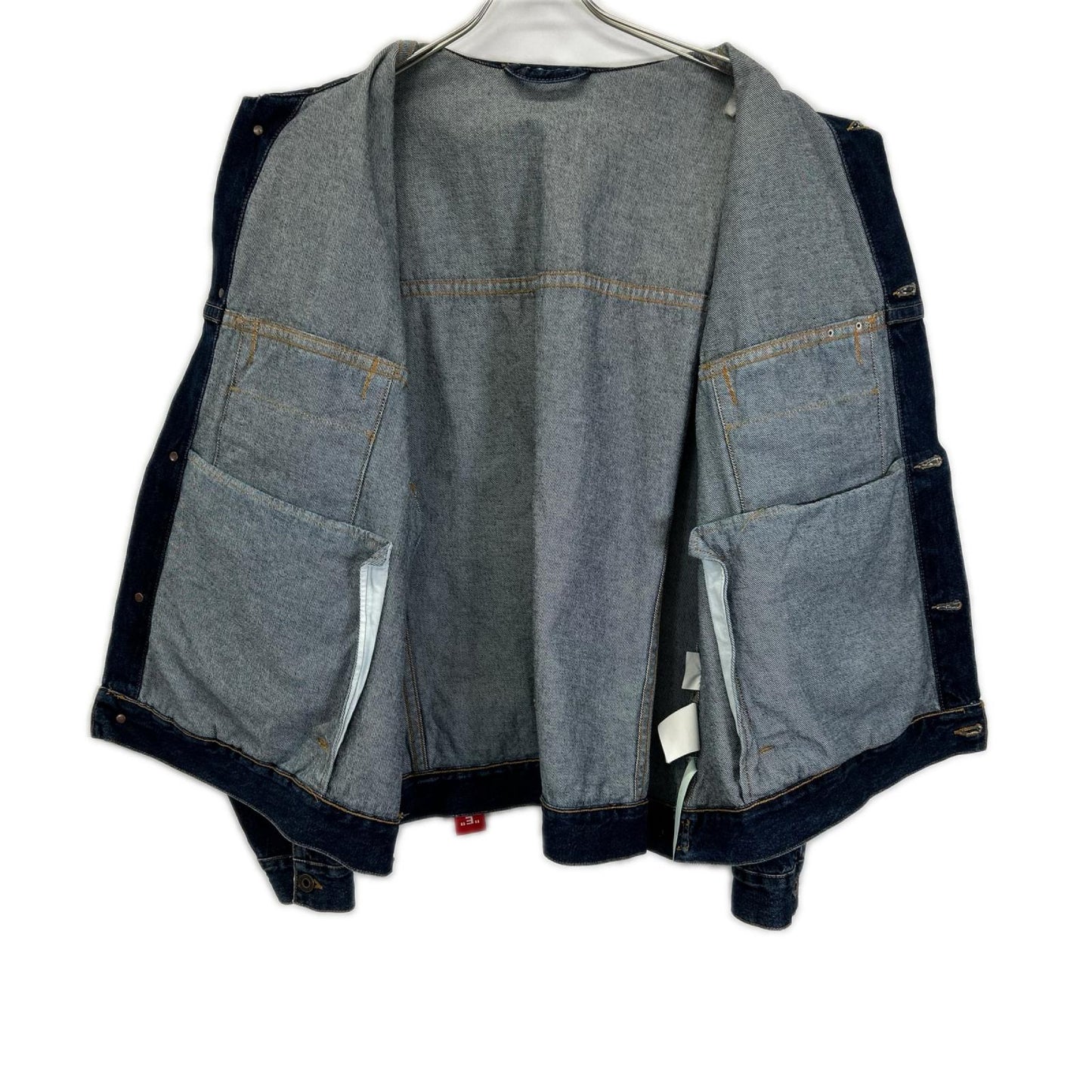 OFF-WHITE オフホワイト インディゴブルー エグジェラテッド デニムジャケット ジャケット